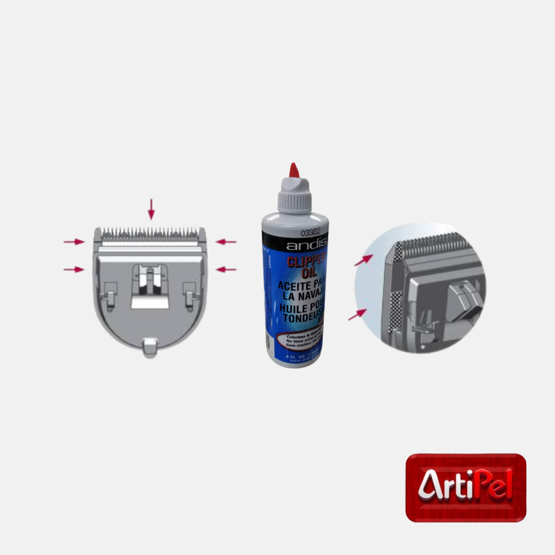 Descubre el Aceite Andis, el lubricante perfecto para mantener tus máquinas de cortar el pelo y tijeras en óptimas condiciones. Reduce la fricción, previene el óxido y prolonga la vida útil de tus herramientas de corte
