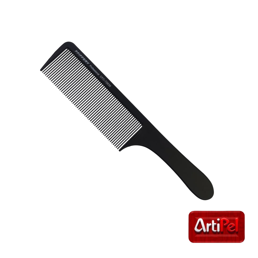 Peineta profesional de carbón Pfiffey 72639 resistente al calor para peluquería y barbería