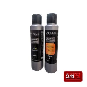 Alisado Asiático Capiluz Paso 1 y 2 sin formol de 700 ml.
