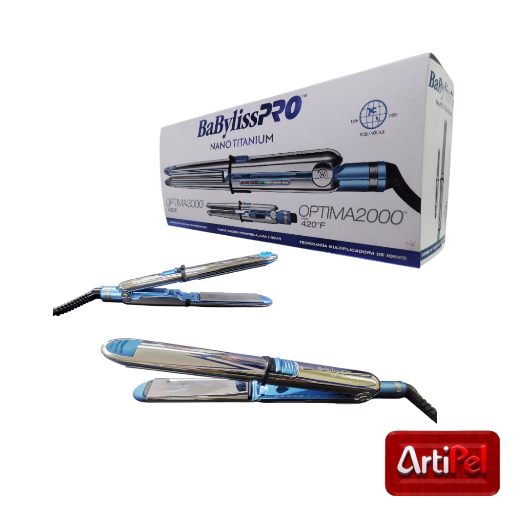 : Kit de planchas BabylissPRO Optima 3000 y Optima 2000 profesionales
