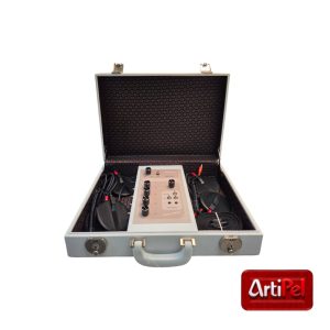 Maletín electroestimulador profesional con 8 placas.