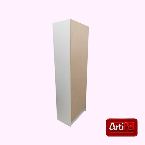 Mueble organizador multiuso de fabricación nacional con repisas y compartimiento, entrega armada.