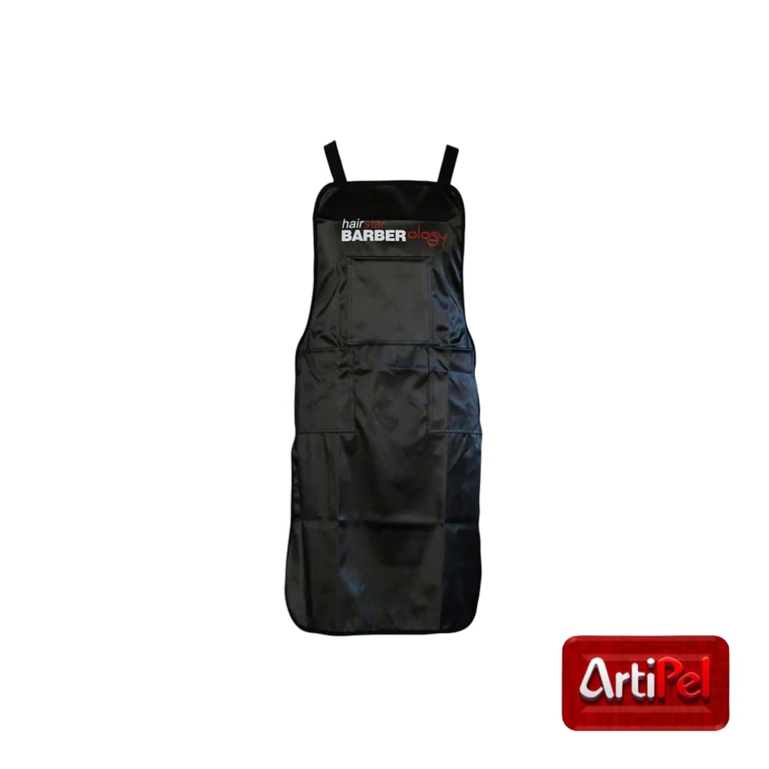 Pechera Hairstar Barber negra impermeable