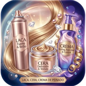 Cera - Crema de peinado - Laca