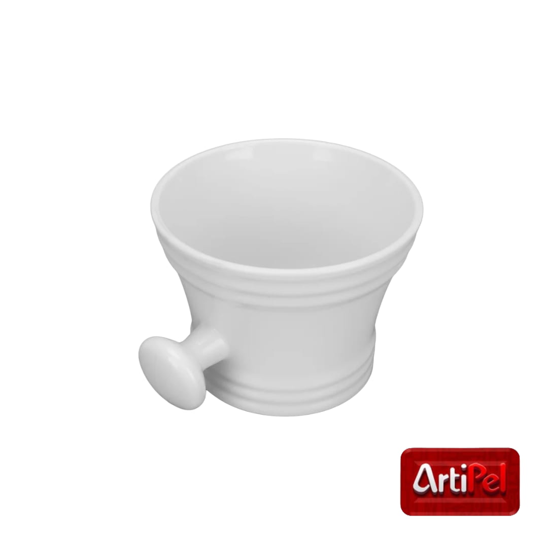 Bowl de plástico resistente para preparar espuma de afeitado